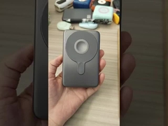 크리에이티브 스탠드와 함께 3 in 1 매그네틱 파워뱅크