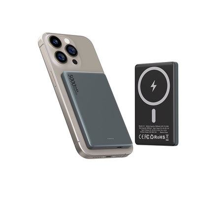 좋은 가격 사용자 지정 자기 전력 은행 5000mAh 5W 7.5W 휴대용 무선 전력 은행 온라인으로