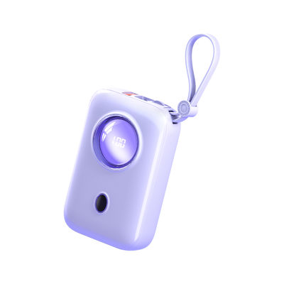 컴팩트 미니 파워 뱅크 C 타입 5V/2.4A 입력/출력 및 무선 5W/7.5W 출력