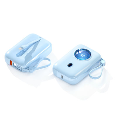 10000mAh 미니 파워 뱅크 가볍고 C 타입 입력 PD22.5W