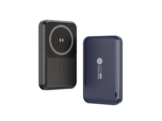 15W 무선 출력 리 폴리머 배터리와 함께 아이폰용 자석 배터리 10000mAh 파워뱅크