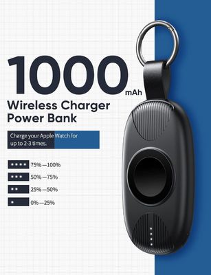 좋은 가격 1000mAh 스마트워치 전원 뱅크 C형 연결 유니버설 호환성 온라인으로