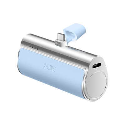 미니 가죽 전력 뱅크 4500mAh 5V 2.1A 출력 선물 전력 뱅크 꼬리 플러그