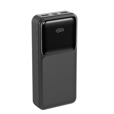 좋은 가격 휴대용 내장 케이블 전원 은행 검은색 20000mAh C형 케이블 전원 은행 온라인으로
