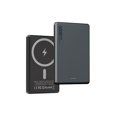 좋은 가격 울트라 슬림 파워뱅크 무선 충전 5000mAh ABS PC 타입 C 5V/2.4A 출력 온라인으로