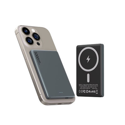 좋은 가격 커스텀 마그네틱 파워뱅크 리 폴리머 5000mAh ABS+PC+알루미늄 합금 온라인으로
