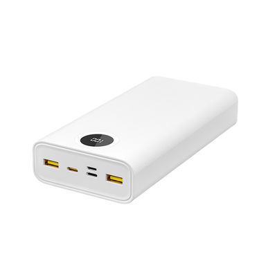 좋은 가격 백색 대용량 전력 은행 22.5W PD 출력 안전 보호 LED 표시기 온라인으로
